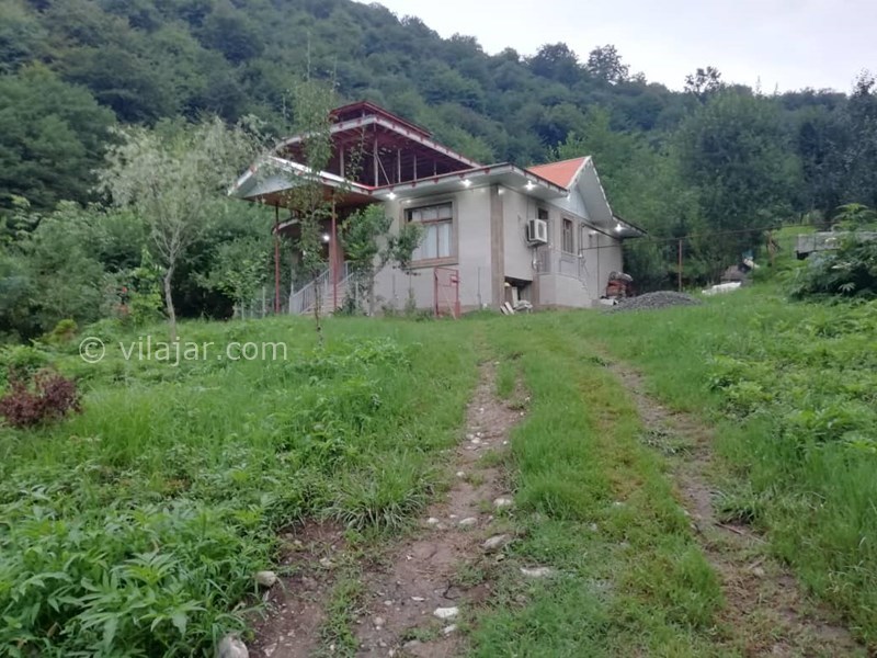 عکس شماره 577826 - اجاره ویلا ماسال با چشمه اختصاصی - ورودی حیاط بطرف ویلا