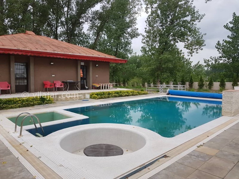 عکس شماره 578368 - اجاره ویلا با استخر روباز در زیباکنار - 