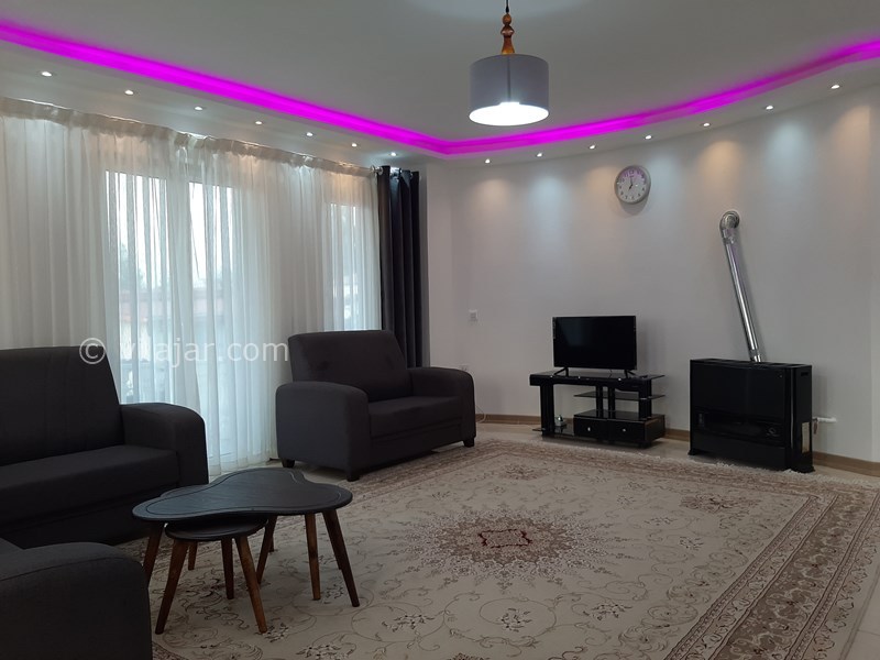 عکس شماره 581281 - اجاره ویلا در نشتارود - پذیرایی + TV - طبقه دوم