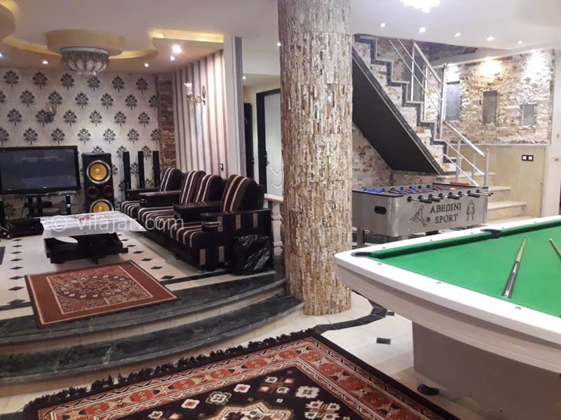 عکس شماره 587713 - اجاره ویلا با استخر و بیلیارد در سرخرود - 