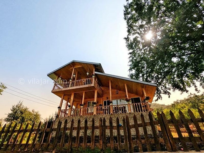 عکس شماره 587801 - اجاره ویلا چوبی جنگلی در ماسال - 