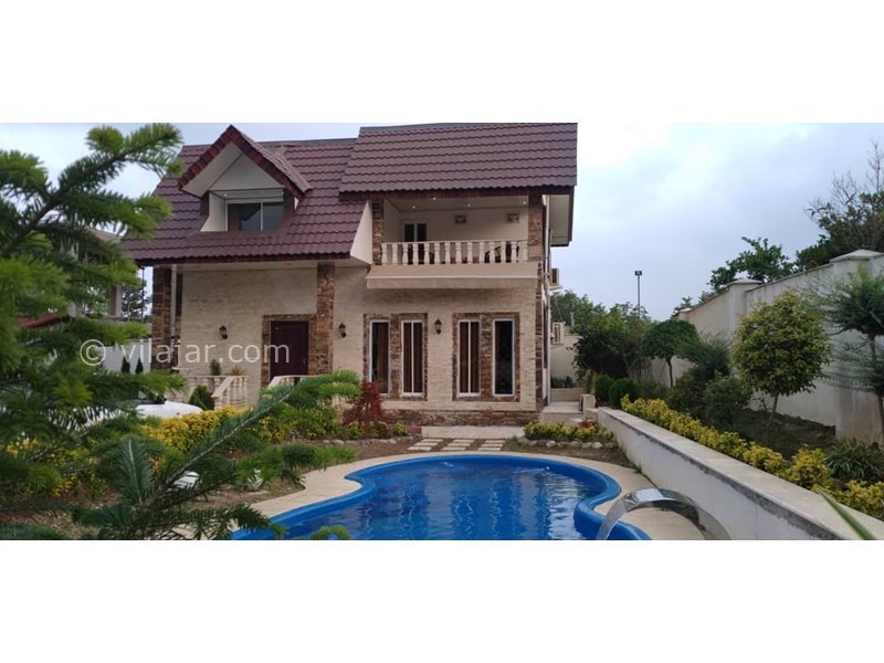 عکس شماره 589923 - اجاره ویلا با استخر روباز در شیرود - 