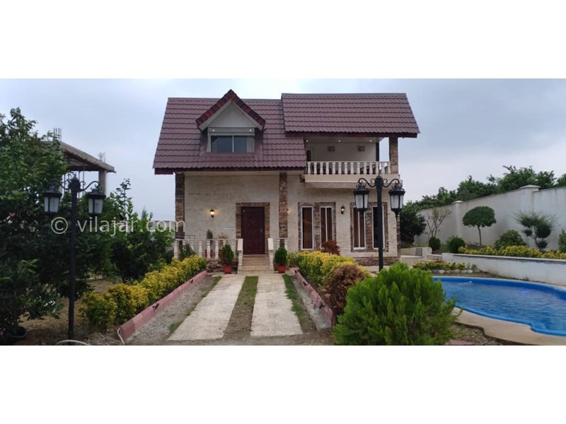 عکس شماره 589936 - اجاره ویلا با استخر روباز در شیرود - 