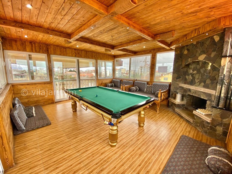 عکس شماره 590309 - اجاره ویلا استخردار نزدیک رامسر - شاه نشین بی نظیر به همراه میز سنتی و بالشت و پشتی 