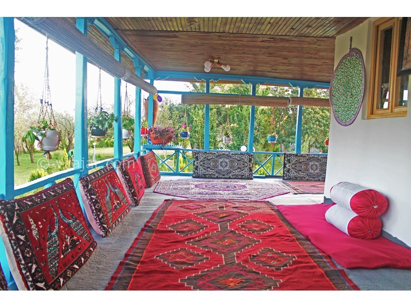 عکس شماره 592090 - اقامتگاه بومگردی در ماسال - نمای داخلی تراس