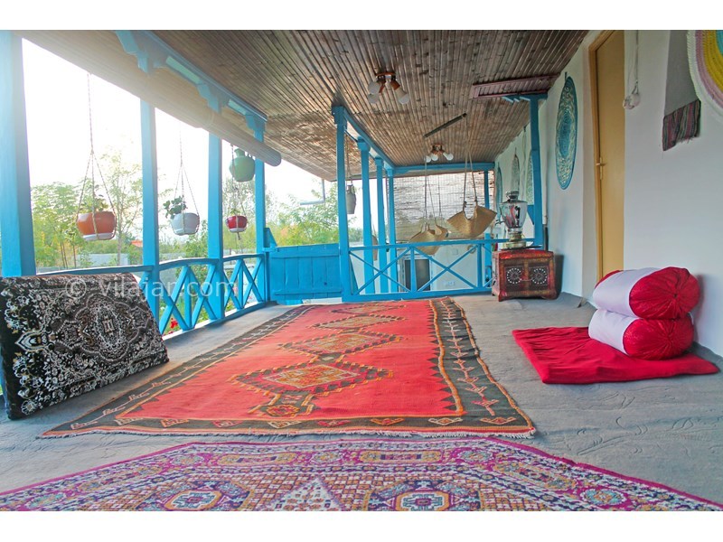 عکس شماره 592143 - اقامتگاه بومگردی در ماسال - نمای داخلی تراس