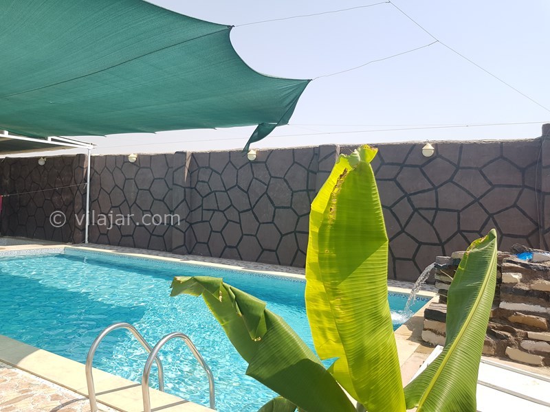 عکس شماره 595888 - اجاره ویلا استخردار در دزفول - استخر روباز همراه با سایبان 