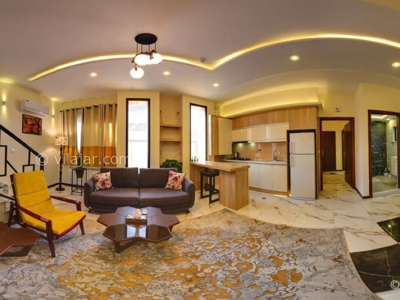 عکس شماره 595904 - ویلا در مجتمع اقامتی گلستانکوه - فضای نشیمن و آشپزخانه با تجهیزات کامل