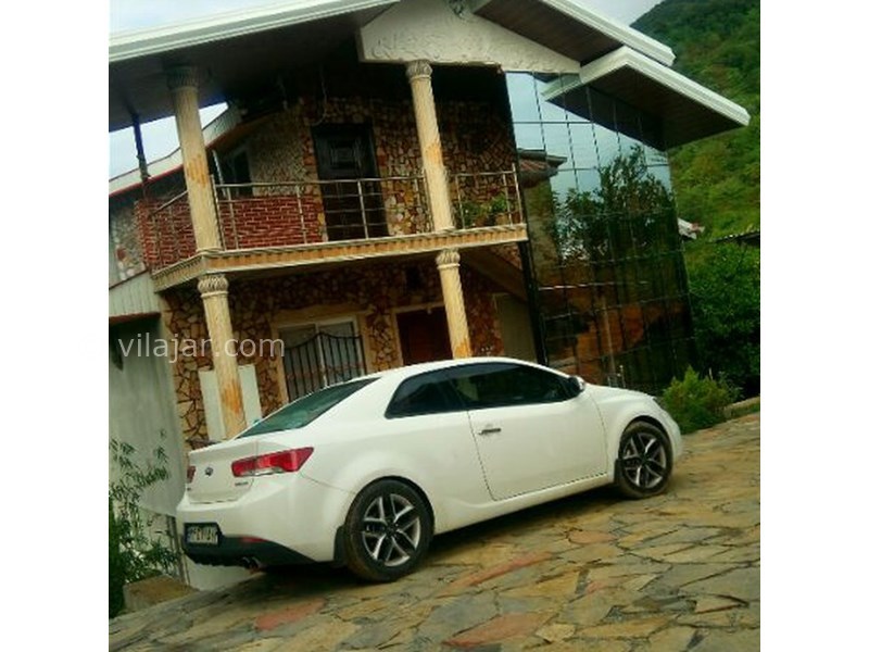 عکس شماره 597729 - اجاره ویلا در جاده جواهرده - پارکینگ جلوی درب ویلا