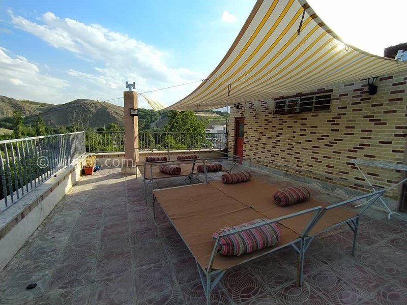 عکس شماره 606084 - اجاره ویلا حاشیه زاینده رود - غذاخوری پشت بام