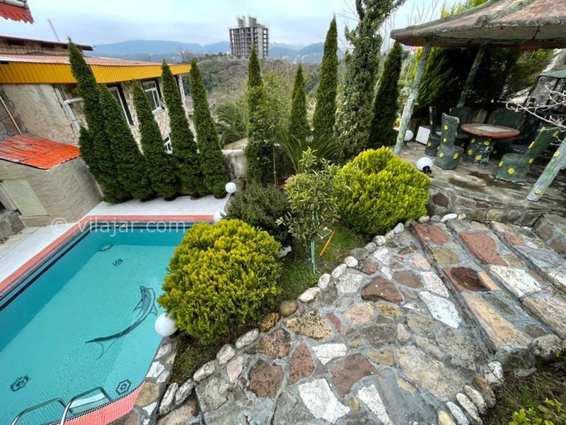 عکس شماره 609645 - ویلا جنگلی با استخر روباز بام رامسر - 