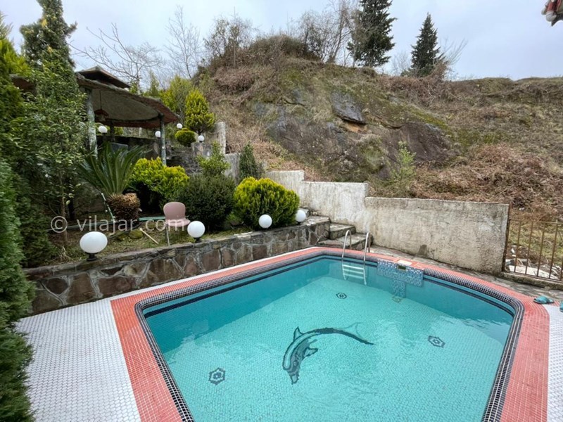 عکس شماره 609650 - ویلا جنگلی با استخر روباز بام رامسر - 