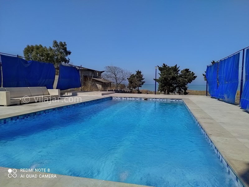 عکس شماره 611046 - ویلا ساحل اختصاصی رامسر با استخر - استخر روباز آبگرم