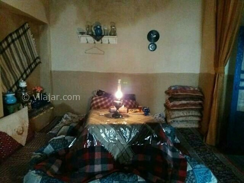 عکس شماره 612699 - اقامتگاه بوم گردی ترلان - اتاق شماره ۱ در فصل زمستان با کرسی