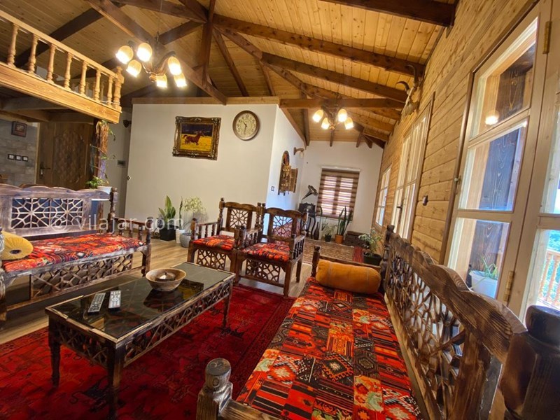 عکس شماره 613463 - اجاره ویلا چوبی جنگلی در رامسر - 