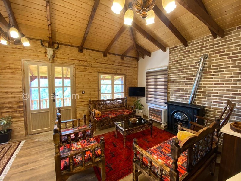 عکس شماره 613466 - اجاره ویلا چوبی جنگلی در رامسر - 