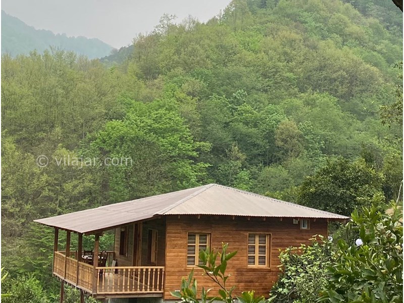 عکس شماره 613467 - اجاره ویلا چوبی جنگلی در رامسر - 