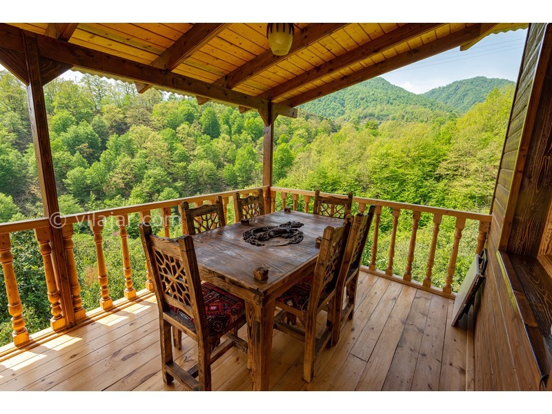 عکس شماره 616283 - اجاره ویلا چوبی جنگلی در رامسر - 