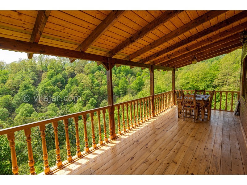 عکس شماره 616285 - اجاره ویلا چوبی جنگلی در رامسر - 