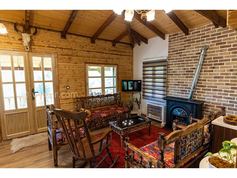 عکس شماره 616288 - اجاره ویلا چوبی جنگلی در رامسر - 