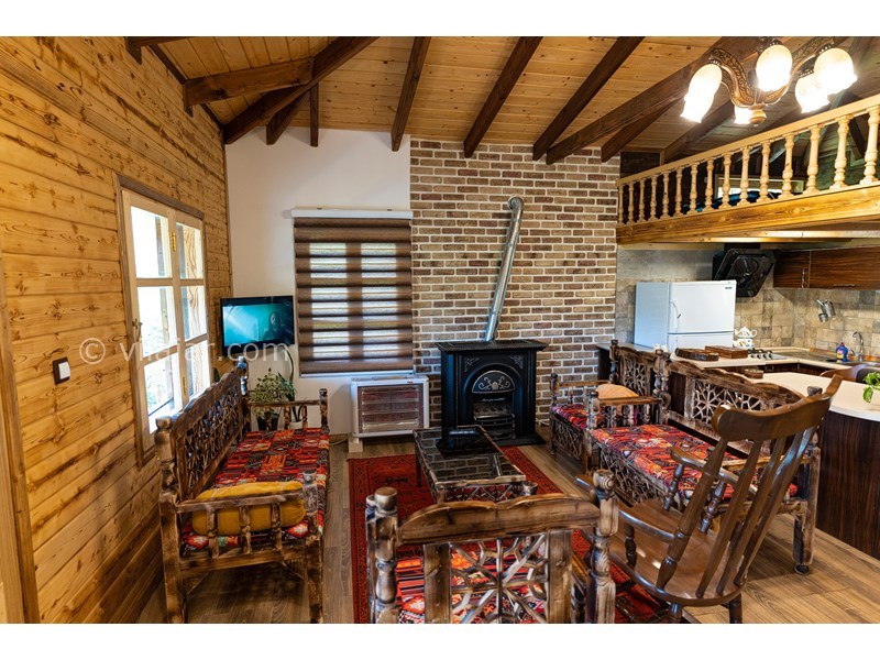 عکس شماره 616292 - اجاره ویلا چوبی جنگلی در رامسر - 