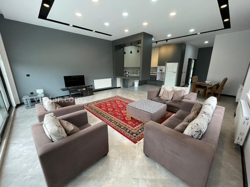 عکس شماره 618007 - ویلا مدرن با استخر روباز شیرود - نمای کلی از فضای داخلی ویلا