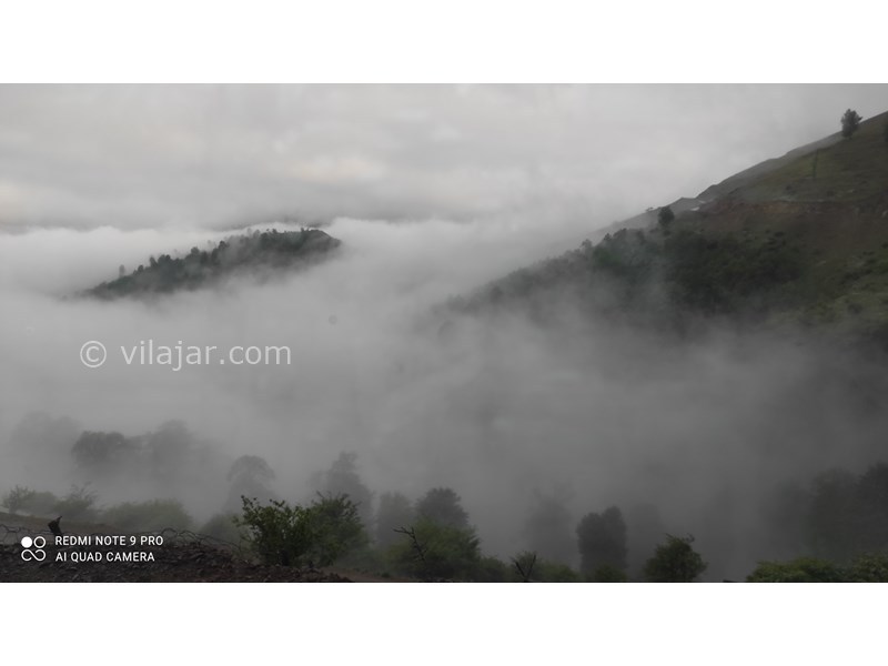 عکس شماره 619059 - رزرو کلبه چوبی در اولسبلنگاه - تماشای دریاچه ابر از جلو کلبه