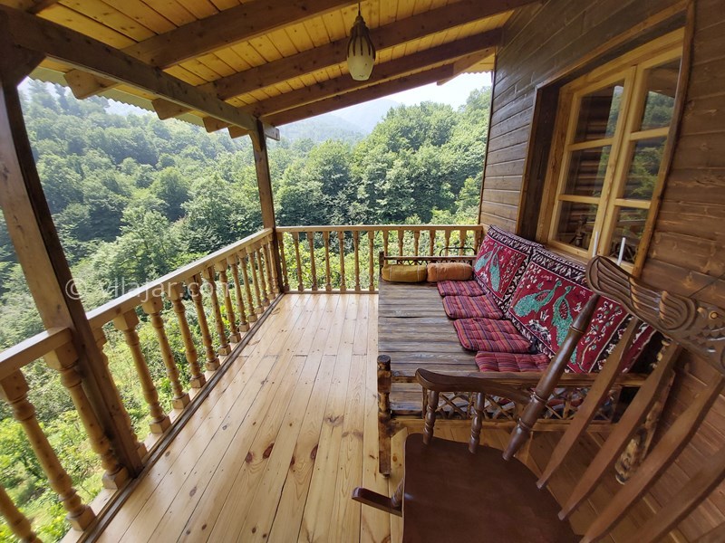 عکس شماره 622954 - اجاره ویلا چوبی جنگلی در رامسر - 