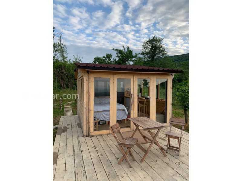 عکس شماره 636265 - اجاره کلبه چوبی با استخر روباز - 