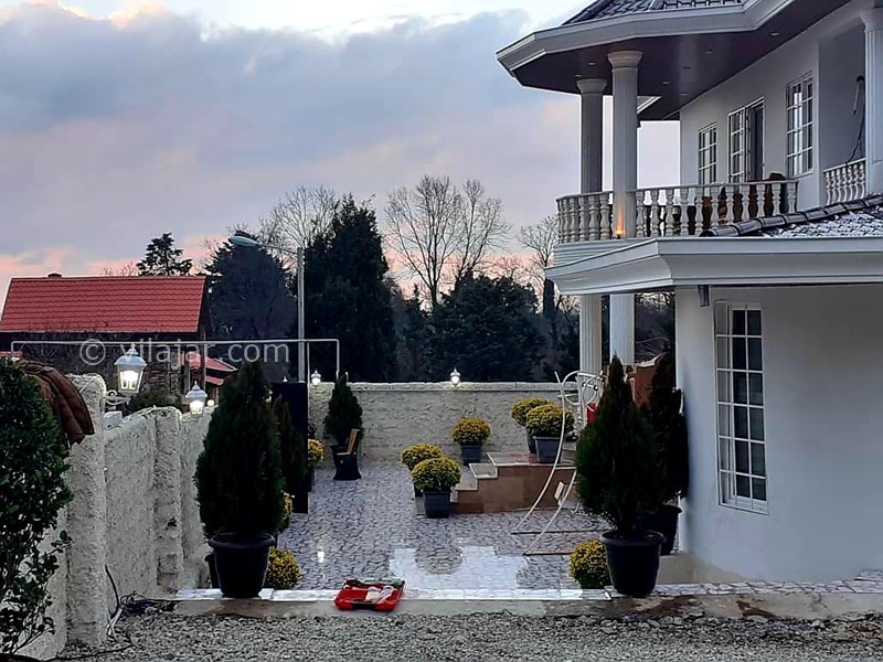 عکس شماره 639518 - اجاره ویلا استخردار زوات چالوس - نمای بیرون ویلا در روز 