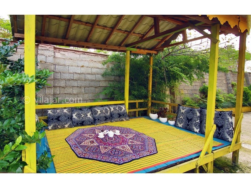 عکس شماره 639911 - اجاره ویلا در رشت - آلاچیق داخل حیاط