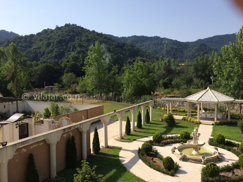 عکس شماره 643245 - ویلا با استخر و جکوزی در قلعه رودخان - ویو سمت چپ ویلا از بالکن طبقه بالا