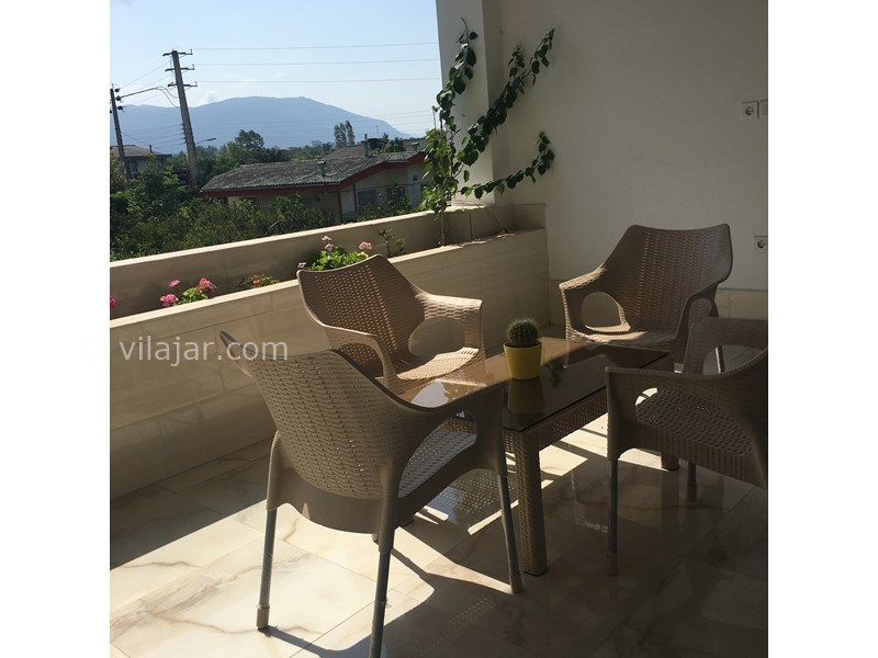 عکس شماره 644275 - اجاره ویلا با استخر و جکوزی چالوس - تراس اتاق خواب