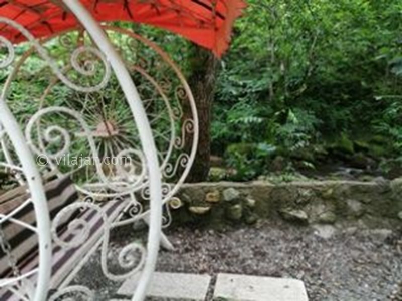 عکس شماره 652022 - ویلا لوکس استخردار قلعه رودخان - حیاط پشت ویلا مشرف به جنگل با امکان روش کردن آتش لب رودخانه