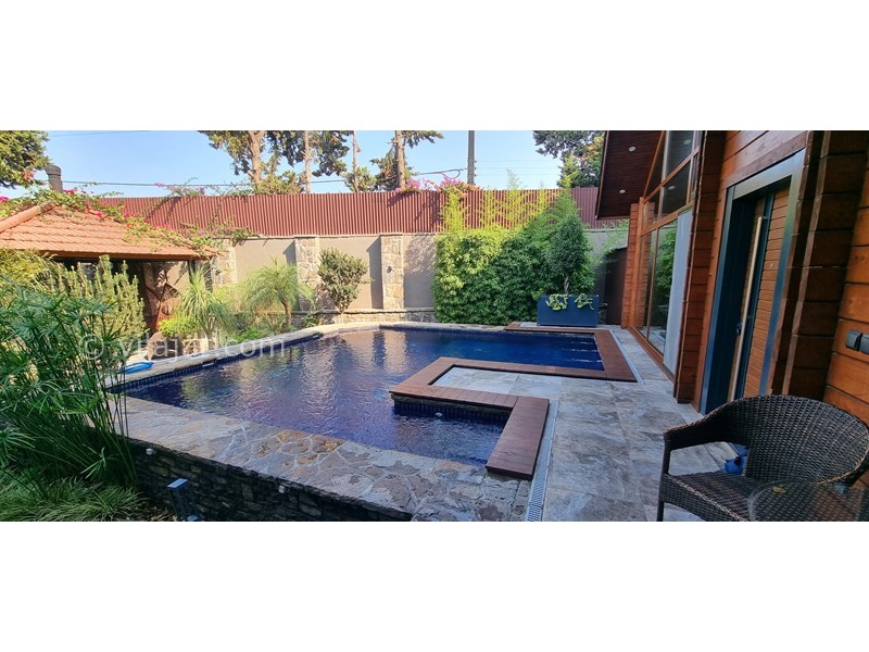 عکس شماره 653891 - اجاره ویلا چوبی با استخر روباز رامسر -