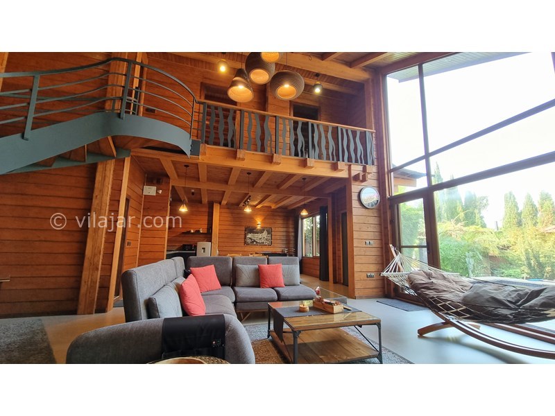 عکس شماره 653909 - اجاره ویلا چوبی با استخر روباز رامسر -