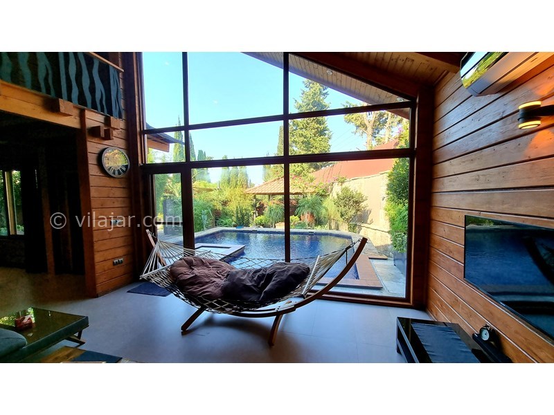 عکس شماره 653912 - اجاره ویلا چوبی با استخر روباز رامسر -