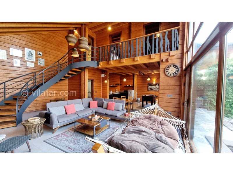 عکس شماره 653913 - اجاره ویلا چوبی با استخر روباز رامسر -