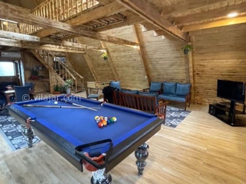 عکس شماره 662817 - اجاره ویلا چوبی با بیلیارد در رامسر - 