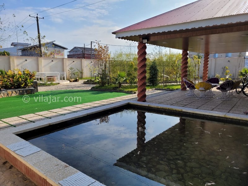 عکس شماره 663204 - اجاره ویلا با استخر روباز در انزلی - آلاچیق بزرگ در کنار آب نما به علاوه باربیکیو