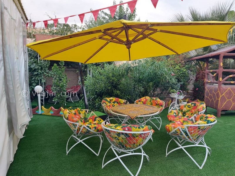 عکس شماره 666343 - متل ویلا رعنا با استخر در دزفول - الاچیق چتری با مبلمان شش نفره باغی محلی برای صبحانه -ناهار-شام /نظافت ،آراستگی، نظم و تکریم مهمان شعار متل رعناست 