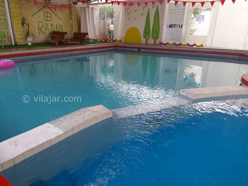 عکس شماره 667277 - متل ویلا رعنا با استخر در دزفول - نمای استخر چهار فصل متل رعنا بی همتا/نظافت ،آراستگی، نظم و تکریم مهمان شعار متل رعناست 