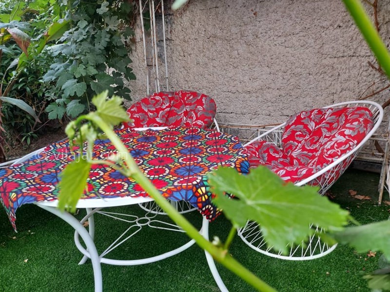 عکس شماره 667278 - متل ویلا رعنا با استخر در دزفول - الاچیق دو نفر محصور در درختان انگور و مرکبات و شب بو /نظافت ،آراستگی، نظم و تکریم مهمان شعار متل رعناست 