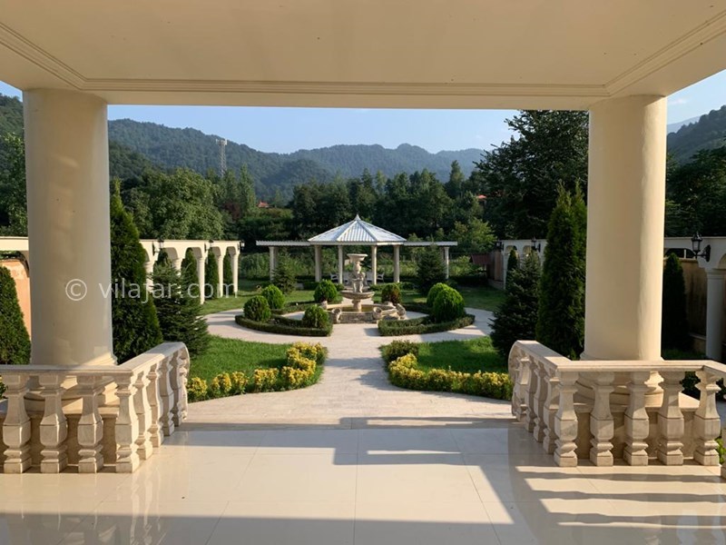 عکس شماره 669276 - ویلا با استخر و جکوزی در قلعه رودخان - ویو محوطه از بالکن ط پایین