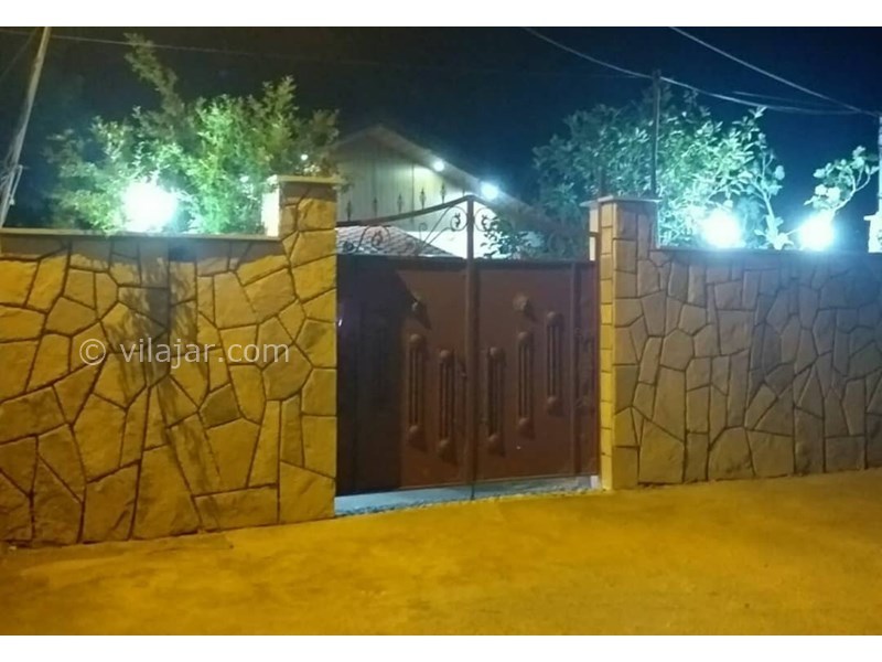 عکس شماره 669457 - اجاره ویلا ساحلی در چابکسر - نما ویلا درشب