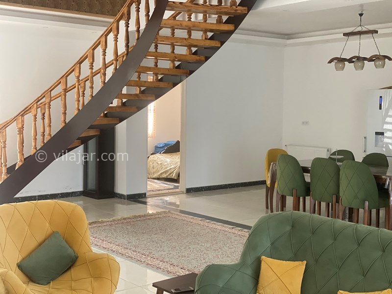 عکس شماره 672984 - اجاره ویلا در محمود آباد - نمای سالن و ورودی خواب طبقه پایین