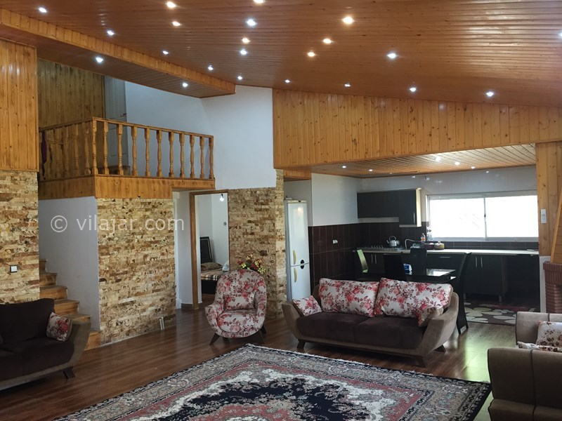 عکس شماره 676632 - اجاره ویلا نزدیک محمودآباد - نمایی از پذیرایی و شاه نشین