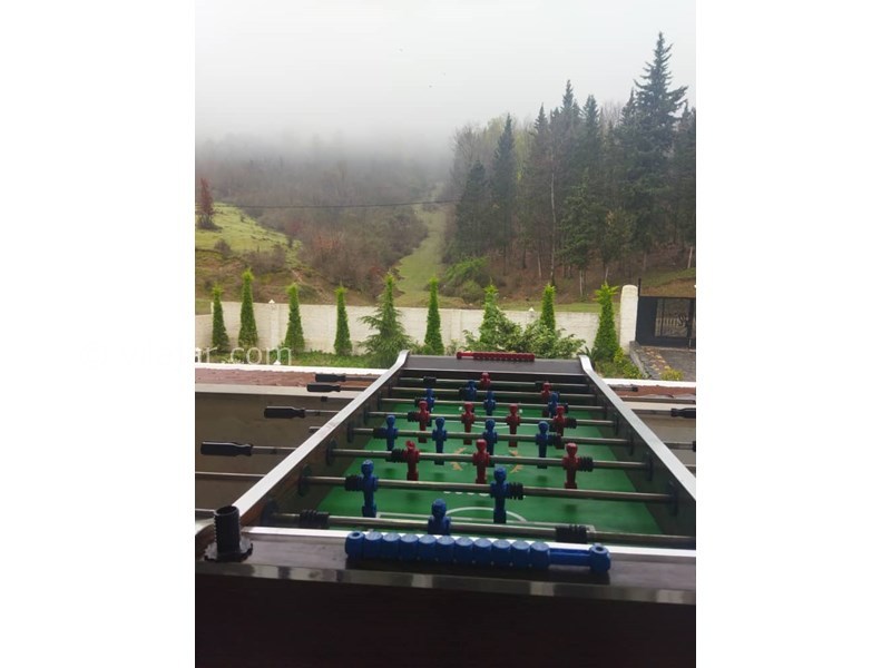 عکس شماره 679396 - اجاره ویلا استخردار زوات چالوس - نمای زیبا از جنگل و فوتبال دستی روی تراس 