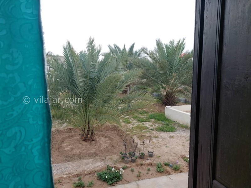 عکس شماره 679927 - اقامتگاه بوم گردی سلت - نمای داخل حیاط اقامتگاه از اطاق رز