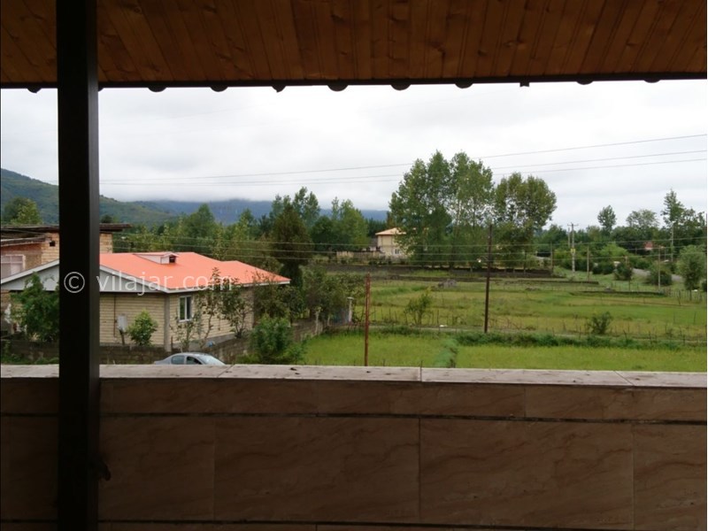 عکس شماره 681386 - اجاره ویلا در شاندرمن گیلان - نمای بیرون از تراس بالا